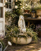 Upward-Gazing Resin Hare Sculpture, additional view 1