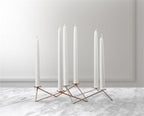 Geometric Metal Three-Candle Holder, additional product view 3.