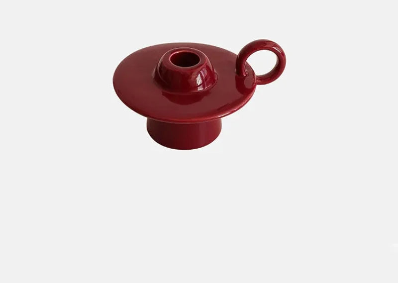 Halo Saucer Ceramic Taper Holder, additional product view 4.