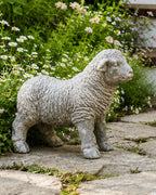 Textured Gray Resin Sheep Sculpture, additional view 2