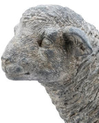 Textured Gray Resin Sheep Sculpture, additional view 3