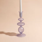 Matte Glass Sculptural Taper Holder, additional product view 2.