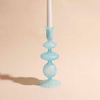Matte Glass Sculptural Taper Holder, additional product view 3.