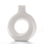 Open-Center Round Ceramic Vase, additional view 1