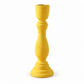 Painted Wood Taper Candle Holder on a clean background.