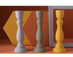 Painted Wood Taper Candle Holder, additional product view 2.