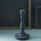 Painted Wood Taper Candle Holder, additional product view 5.