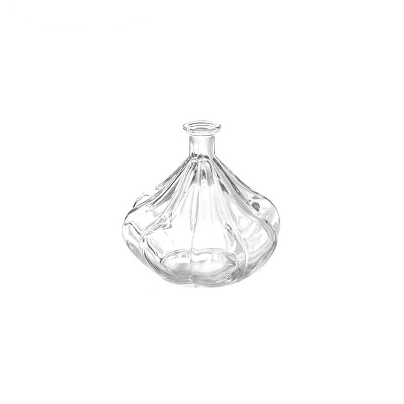Fluted Bulb Glass Bud Vase, additional view 1