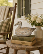 Distressed Brown Resin Duck Figurine, additional view 1